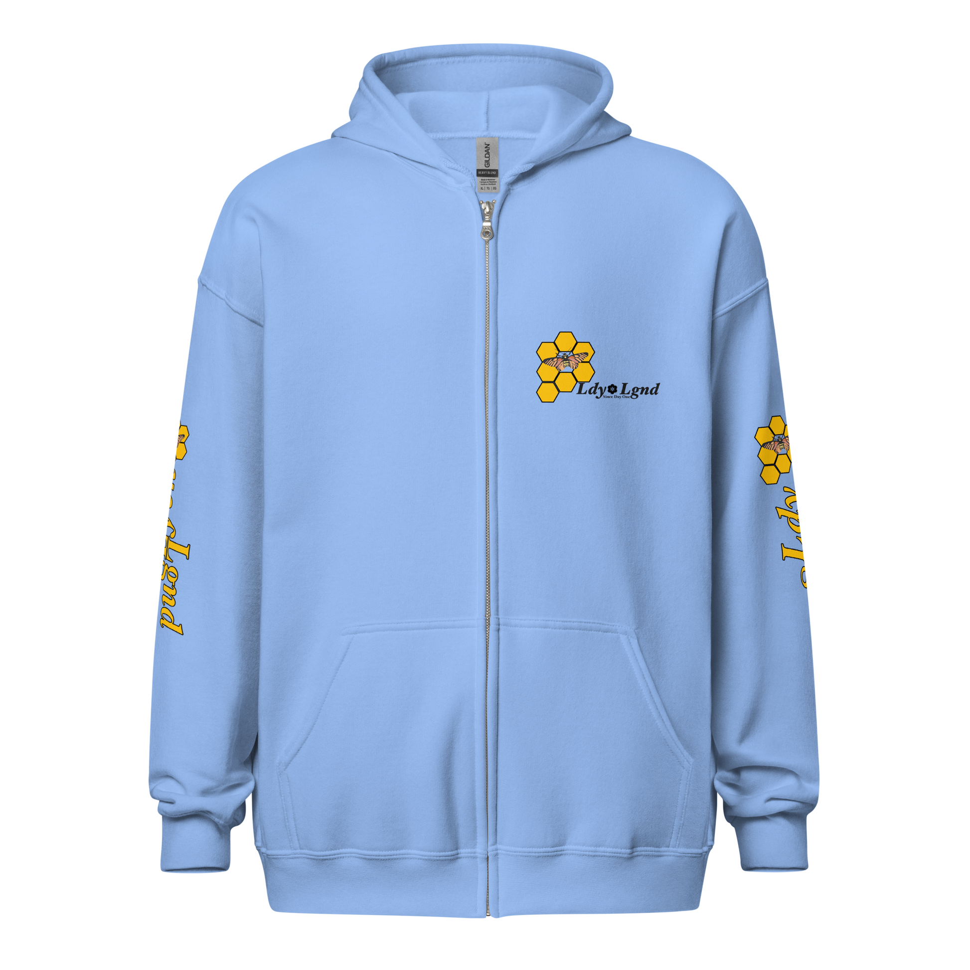 LDY.LGND heavy blend zip hoodie Lyvnlgndclo