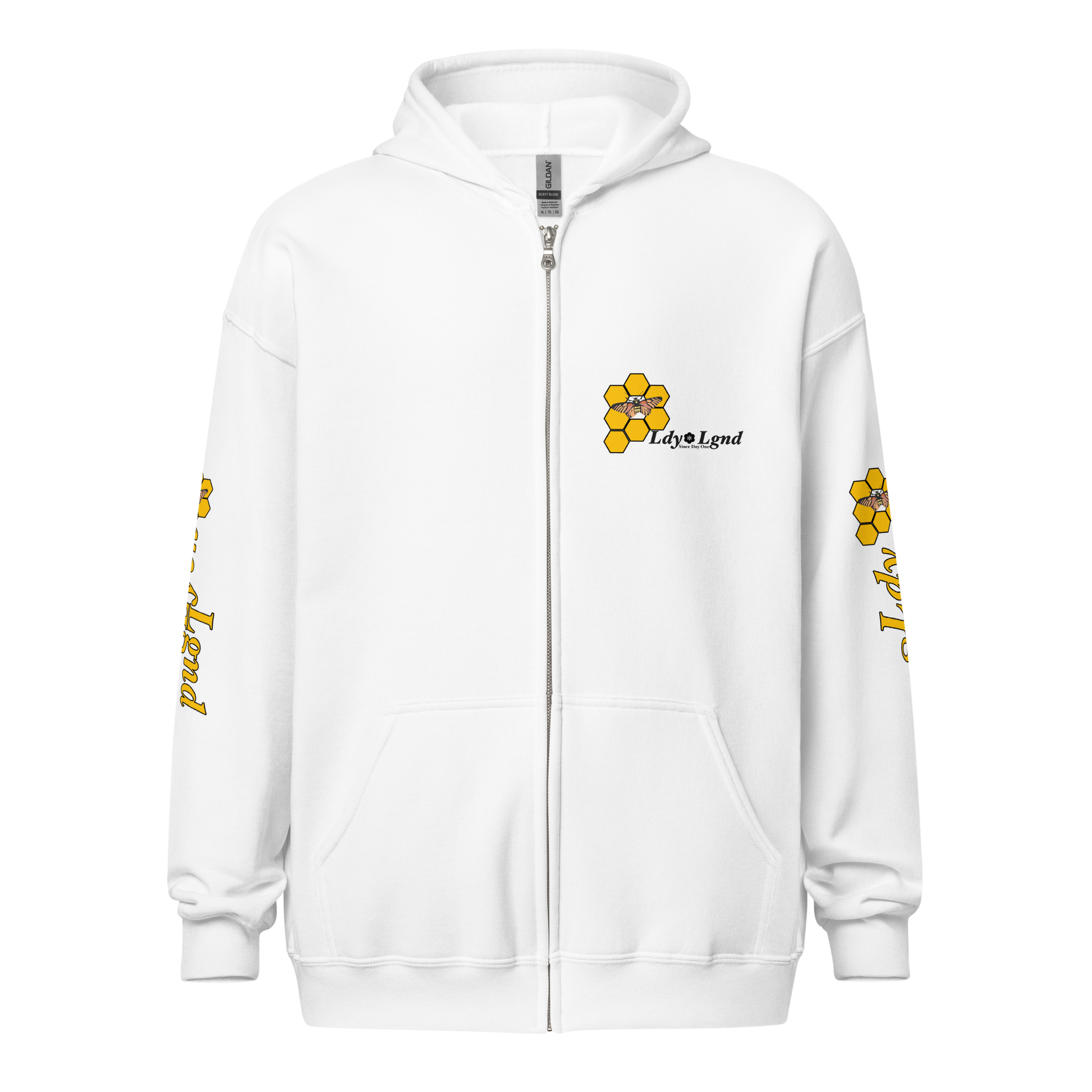 LDY.LGND heavy blend zip hoodie Lyvnlgndclo