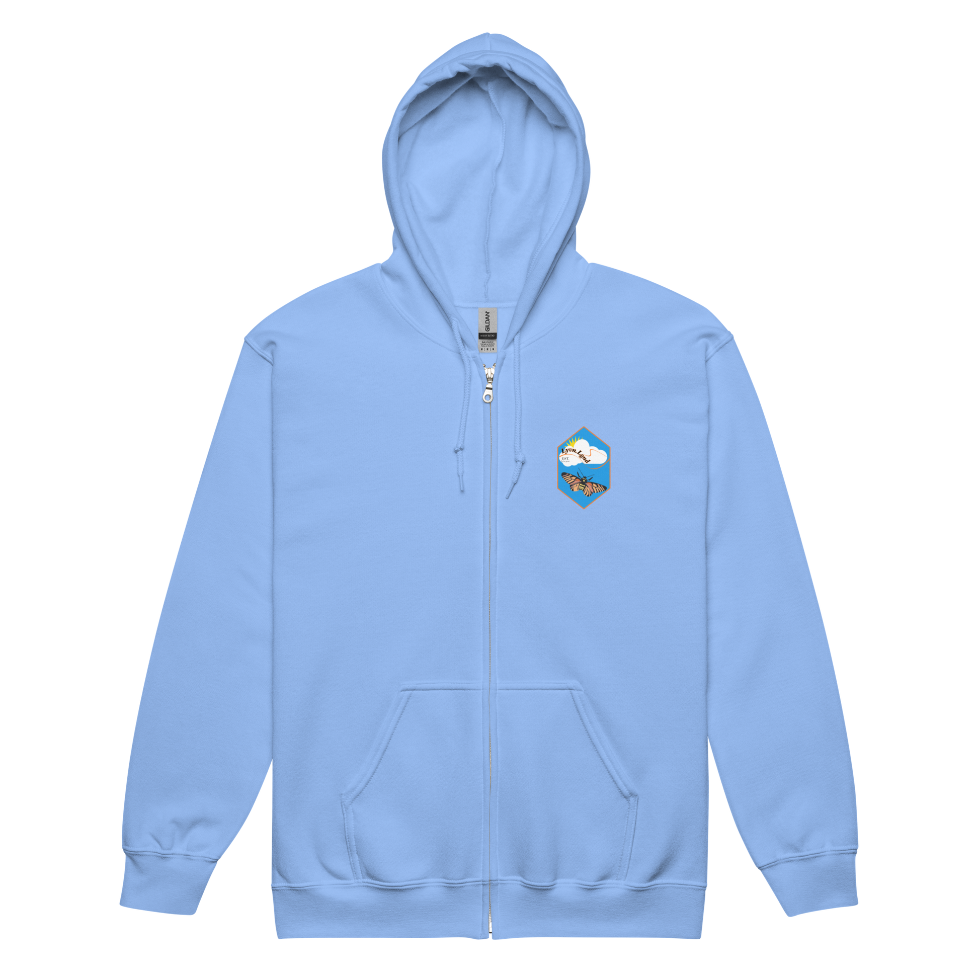 LYVN.LGND Jordan Unisex heavy zip hoodie My Store